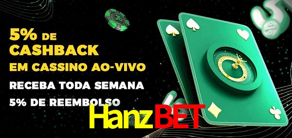 Promoções do cassino ao Vivo Hanzbet
